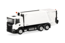 Herpa 321846 - H0 - Scania CG17 Pressmüll-Fahrzeug - weiß